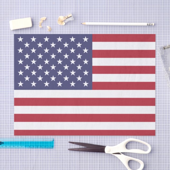 United States fashion, American Flag tissue paper (Craft)