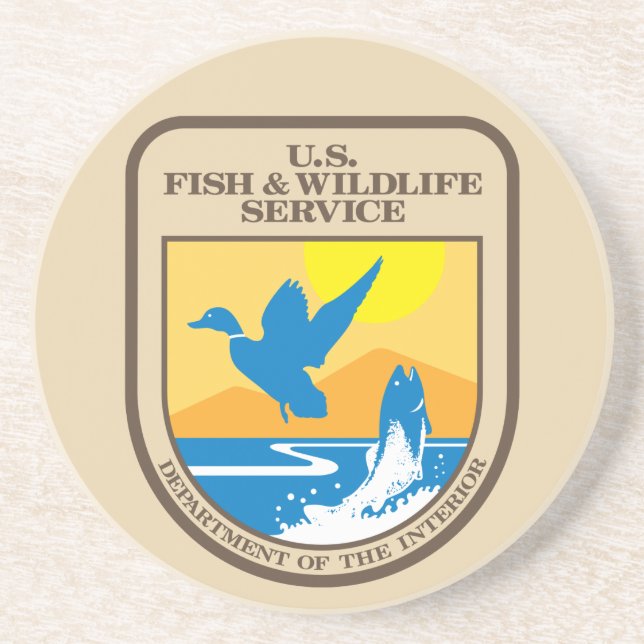 United States Fish and Wildlife Service Coaster (Front)