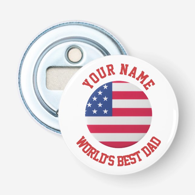 United States Flag Bottle Opener (Front)