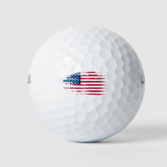 United states flag golf balls (Front)