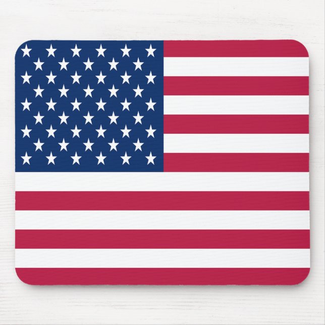 United States Flag Independence Day Mouse Mat (Front)