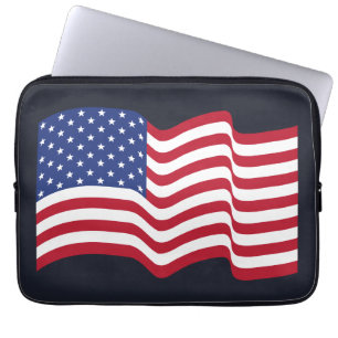United States Flag Laptop Sleeve