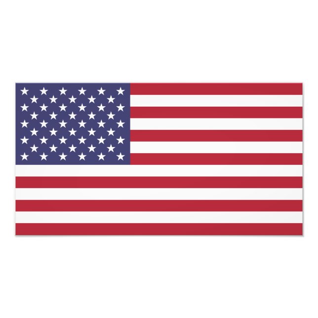 United States Flag Photo Print (Front)