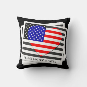 United States Flag Pillow
