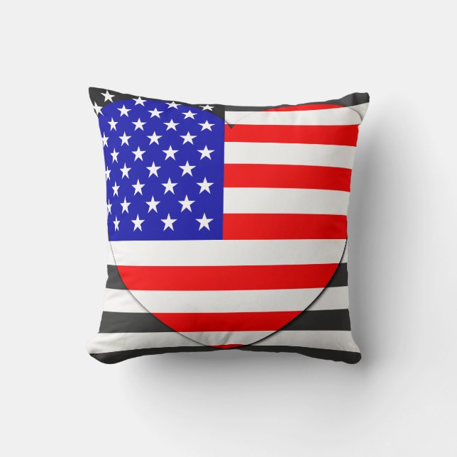 United States Flag Pillow (Front)