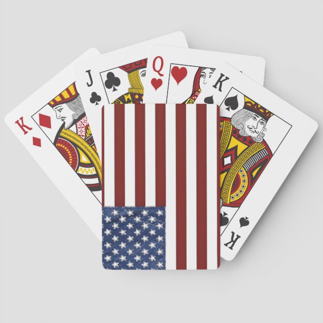 United States Flag Playing Cards (Back)