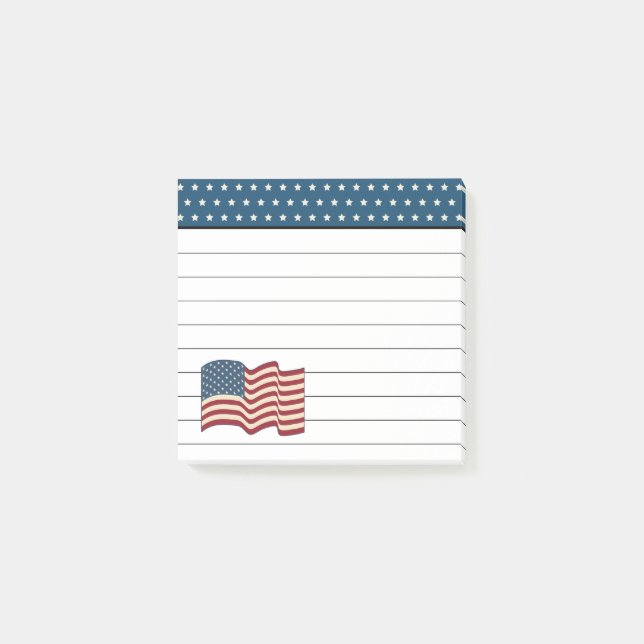  United States Flag Post It Notes (Front)