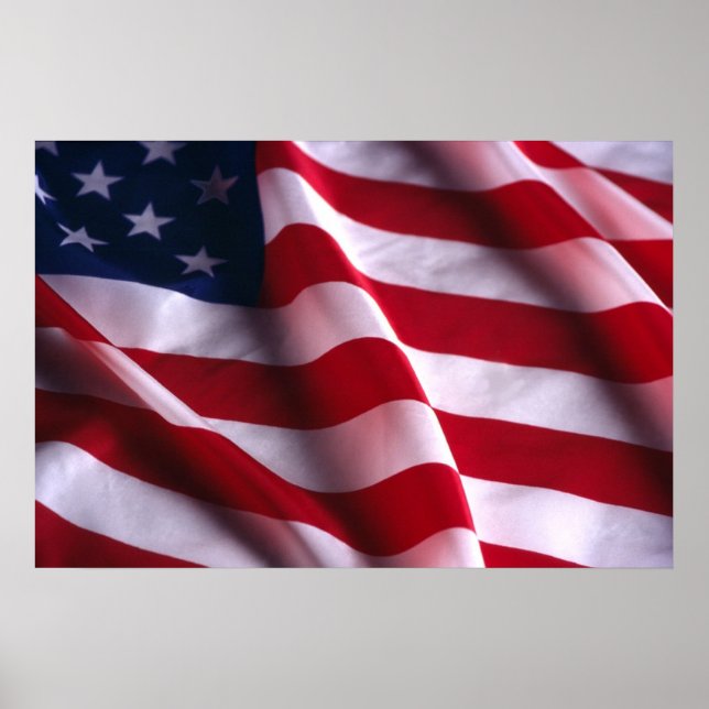United States Flag Poster Print (Front)