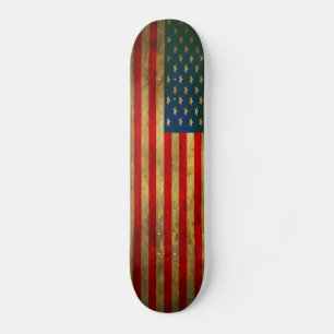 United States Flag Skateboard