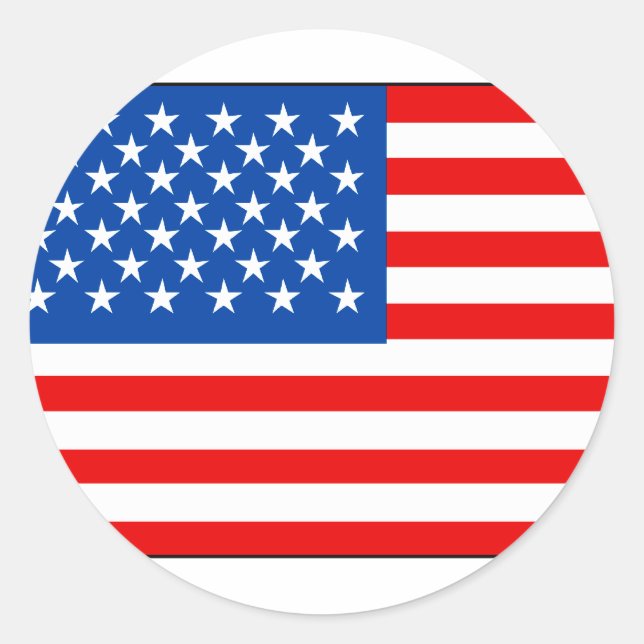 United States Flag Sticker (Front)