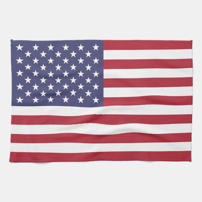 United States Flag Tea Towel (Horizontal)
