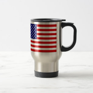 United States Flag Travel Mug