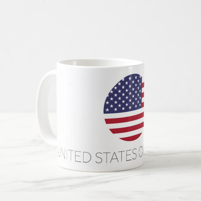 United States Flag Travel Mug (Front Left)