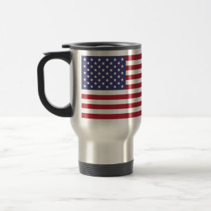 United States Flag Travel Mug