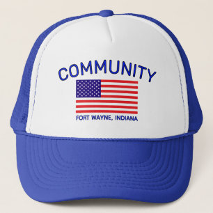 United States Flag Trucker Hat (Customise It!)