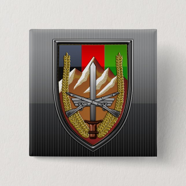 United States Forces Afghanistan 15 Cm Square Badge (Front)