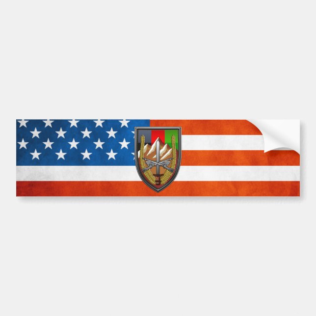 United States Forces Afghanistan Bumper Sticker (Front)