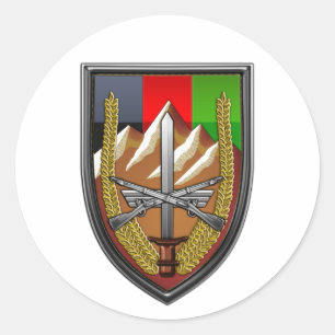 United States Forces Afghanistan Classic Round Sticker