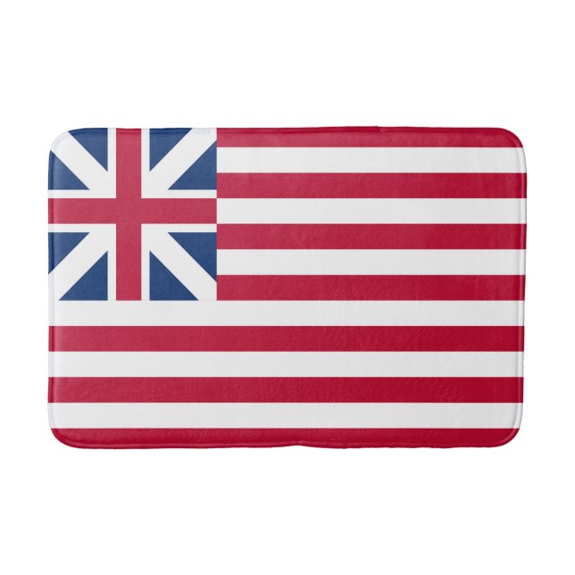 United States Grand Union Flag Bath Mat (Front)