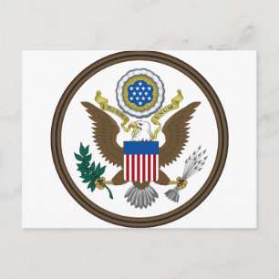United States Great Seal Postcard