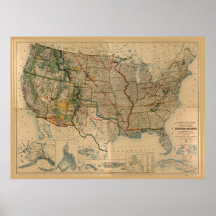 United States including territories (1923) Poster