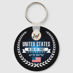 United States Key Ring