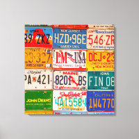 United States License Plates Art America