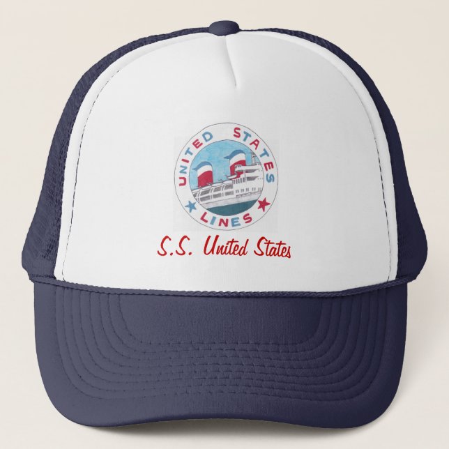 United States Lines - S.S. United States hat (Front)