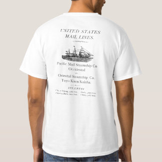 "United States Mail Lines Advertisement" T-Shirt