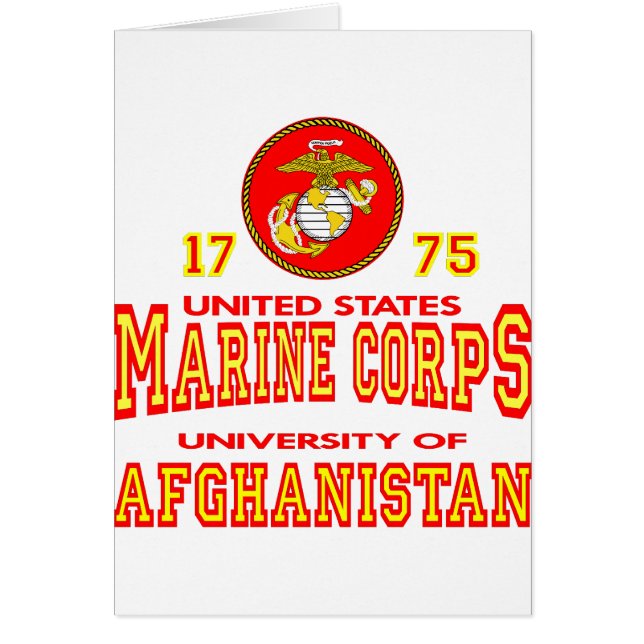 United States Marine Corps University Afghanistan (Front)