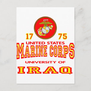 United States Marine Corps University Of Iraq Postcard