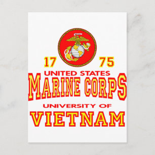 United States Marine Corps University Of Vietnam Postcard