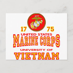 United States Marine Corps University Of Vietnam Postcard
