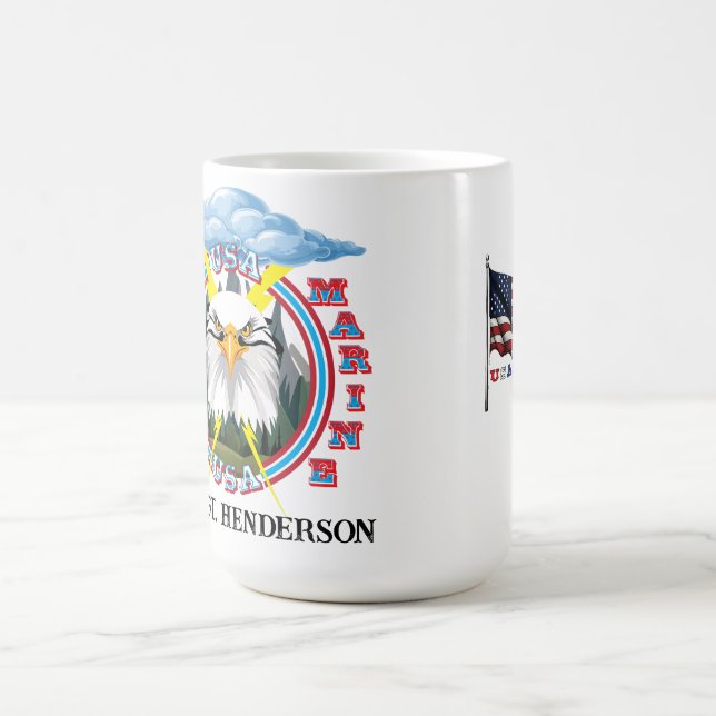 United States Marine Vereran  Coffee Mug (Center)