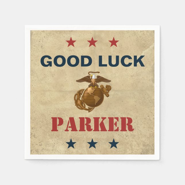 United States Marines | Marine Corps Seal 1 Napkin (Front)