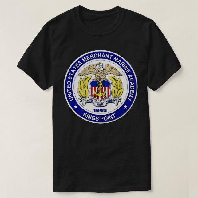 United States Merchant Marine Academy Kings Point T-Shirt (Design Front)