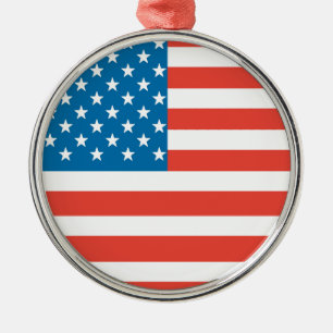 United States Metal Tree Decoration