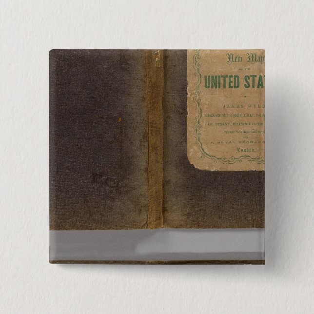 United States military map 15 Cm Square Badge (Front)