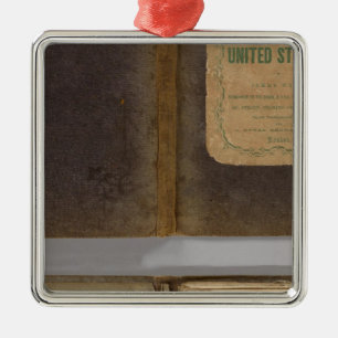 United States military map Metal Tree Decoration