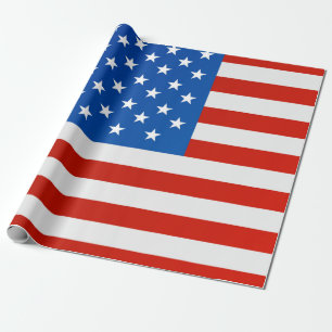 United states national flag wrapping paper