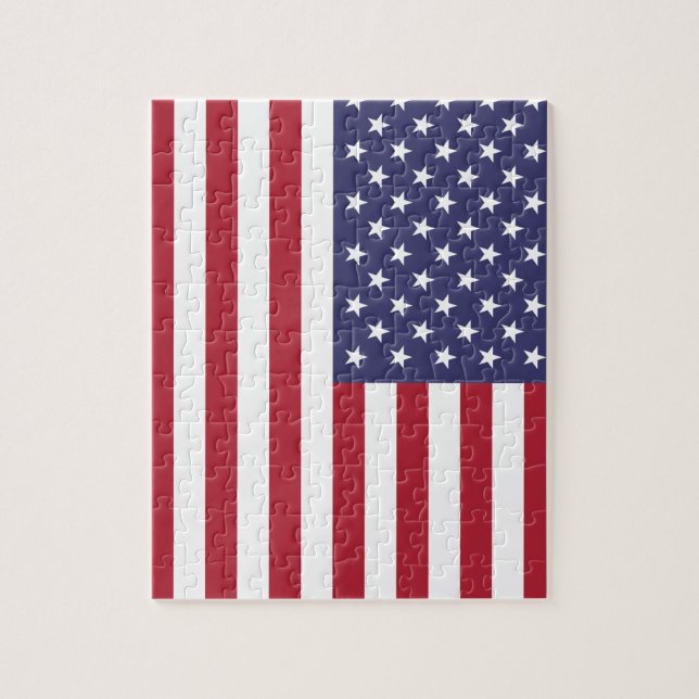United States National World Flag Jigsaw Puzzle (Vertical)