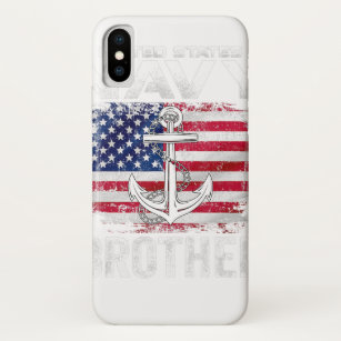 United States Navy Brother With American Flag Gift Case-Mate iPhone Case