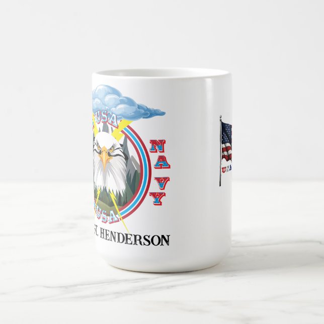 United States Navy Vereran  Coffee Mug (Center)