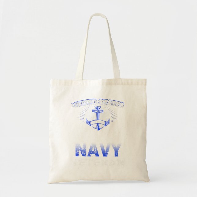 United States Navy Veteran U.S Military Veteran Tote Bag (Front)