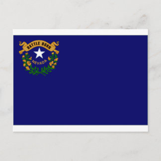 United States Nevada Flag Postcard