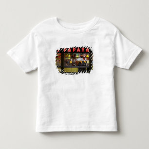 United States, New York. Grey's Papaya: window Toddler T-Shirt