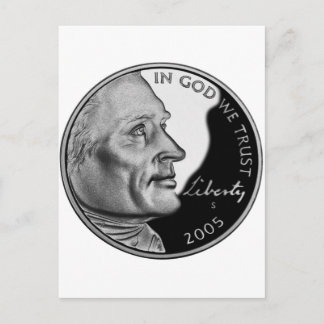 United States Nickel Postcard