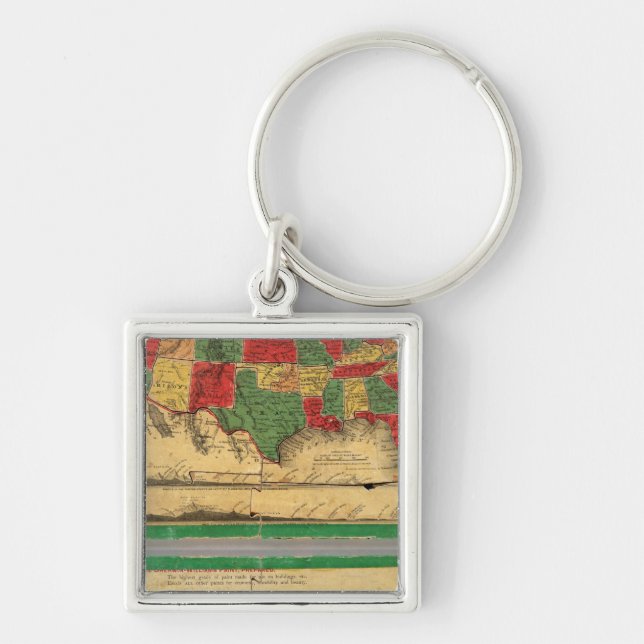 United States of America 11 Key Ring (Front)