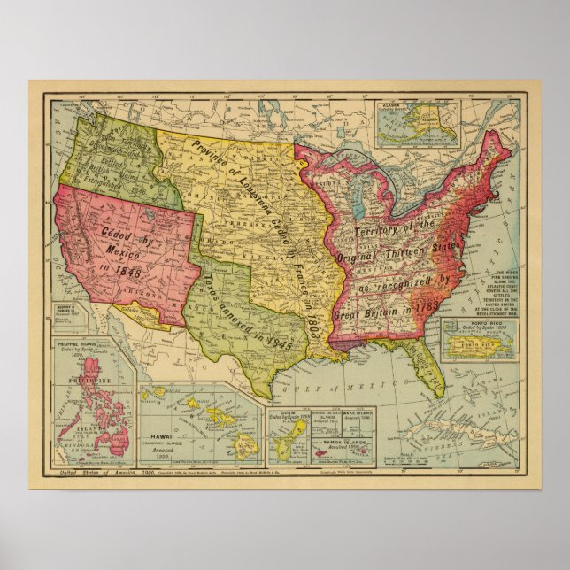 United States of America, 1900 Poster (Front)