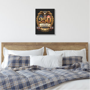 United States of America 250th Anniversary Canvas Print